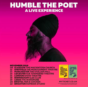 HUMBLE THE POET's UK TOUR
