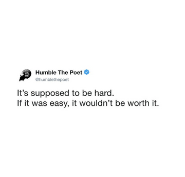 It's Not Worth I When It's Easy