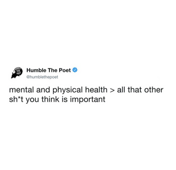 What's really important?