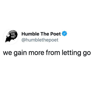 We Gain More From Letting Go
