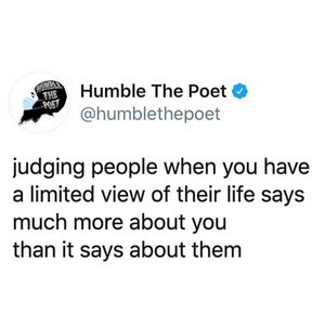 What it Means to Judge People