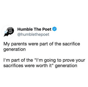 My Parents Were Part of the Sacrifice Generation