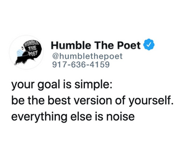 Your Goal Is Simple