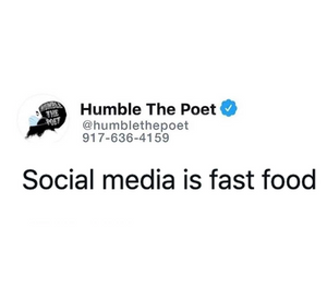 Social Media is Fast Food