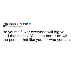Be Yourself