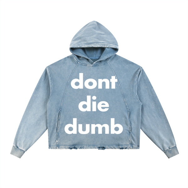 Don't Die Dumb Boxy Hoodie